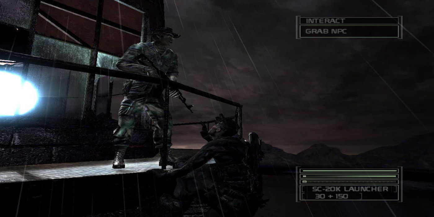 A screenshot from the game Tom Clancy's Splinter Cell: Chaos Theory