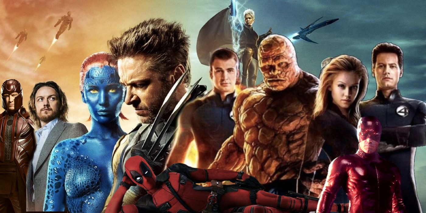 X-Men vs Fantastic Four crossover movie also featuring Deadpool and Daredevil.