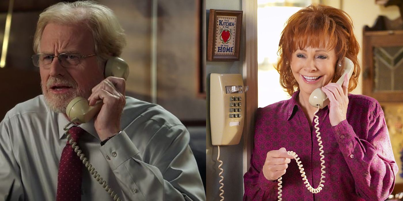 Split image of Dr. Linkletter and June from Young Sheldon.