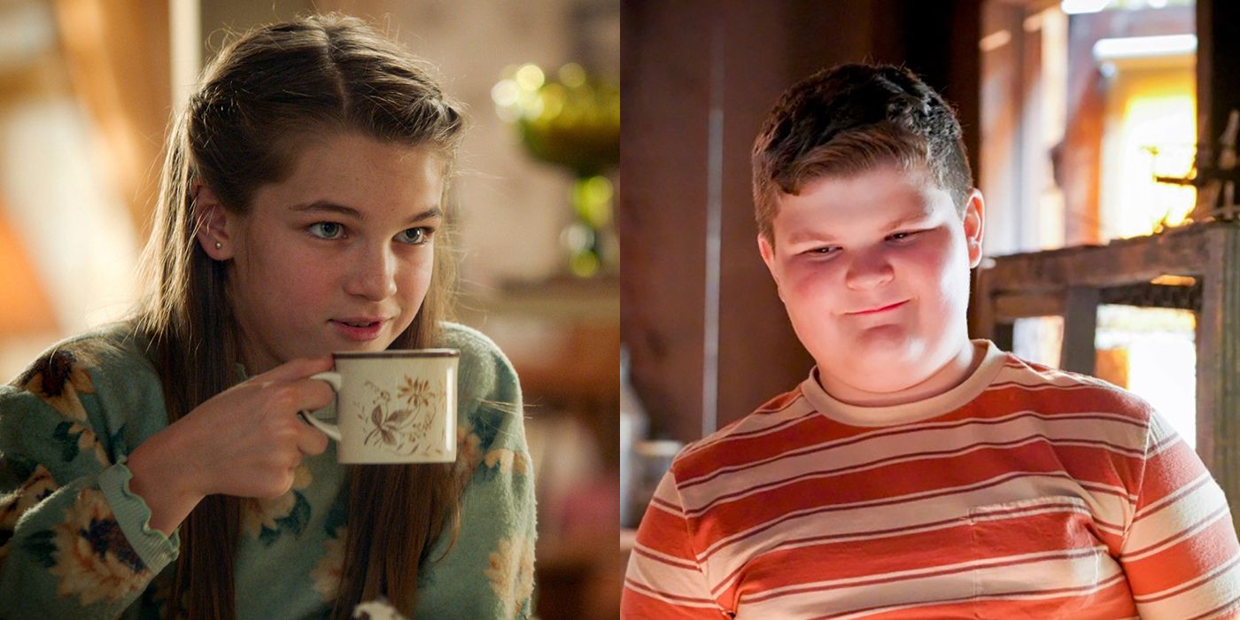 Split image of Missy and Billy from Young Sheldon.
