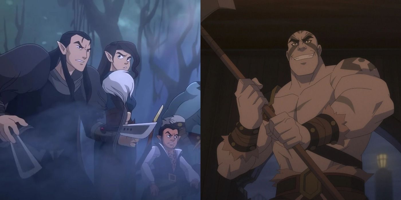 Critical Role's Grog, Vax, Vex, and Scanlan