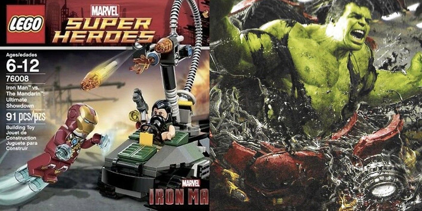 Cover photo featuring Iron Man vs the Mandarin and Hulk breaking out of the Hulkbuster