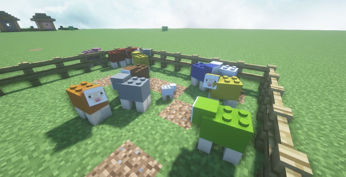 Mod Transforms Minecraft Mobs Into LEGO Minifigures