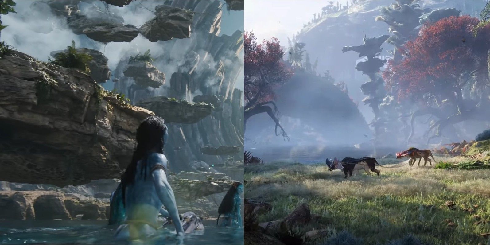 Frontiers of Pandora's CGI Compared To Avatar 2's Trailer