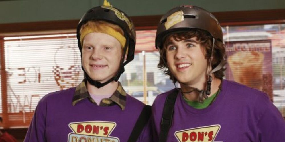 Zeke and Luther stand together and look ahead