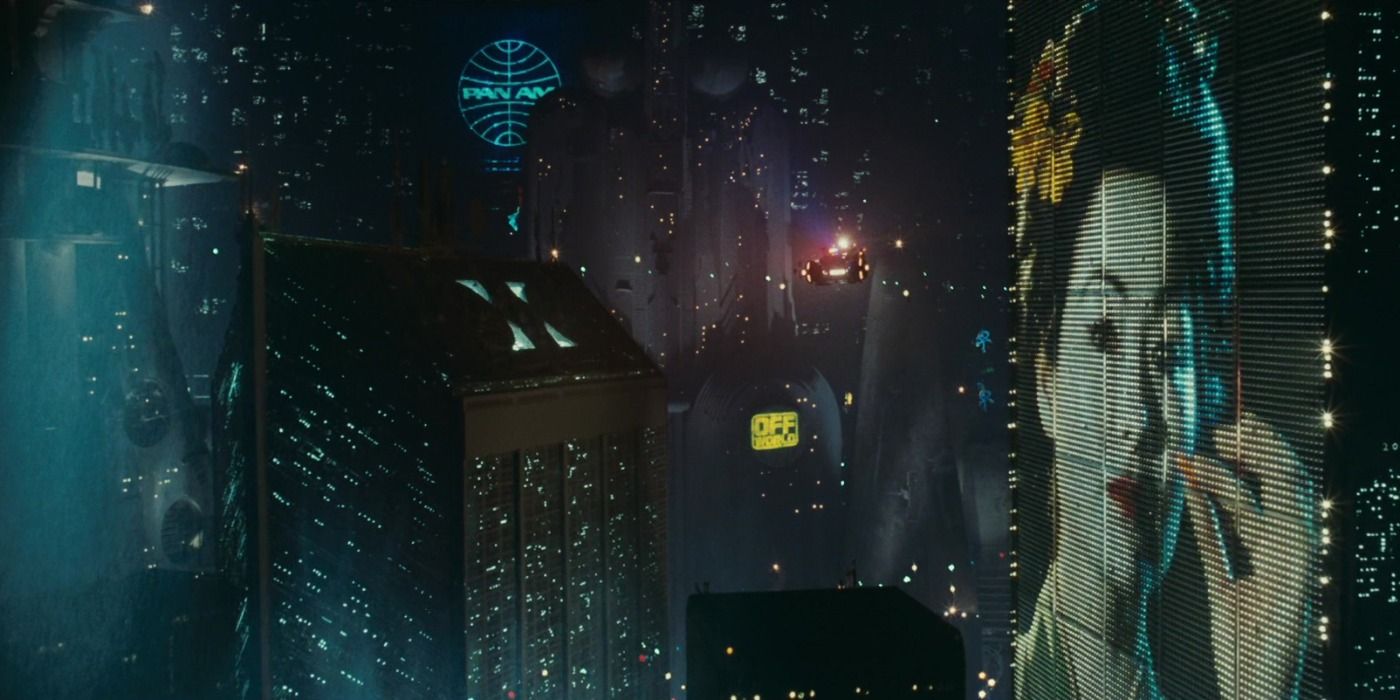 A Pan Am billboard in Blade Runner