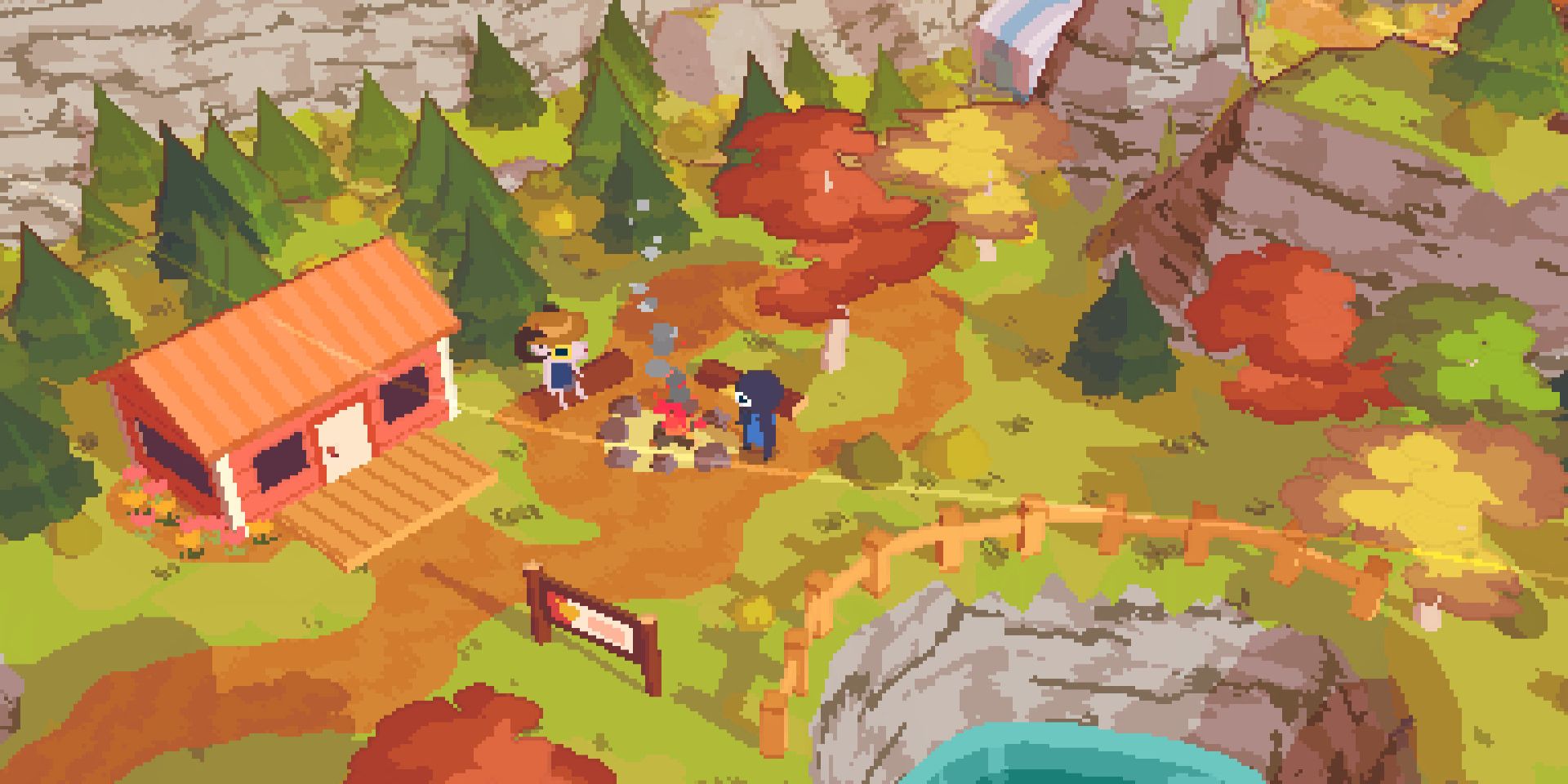 A screenshot from the video game A Short Hike.