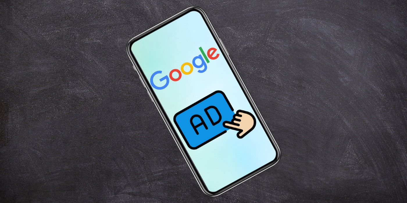 Google ad on Android smartphone