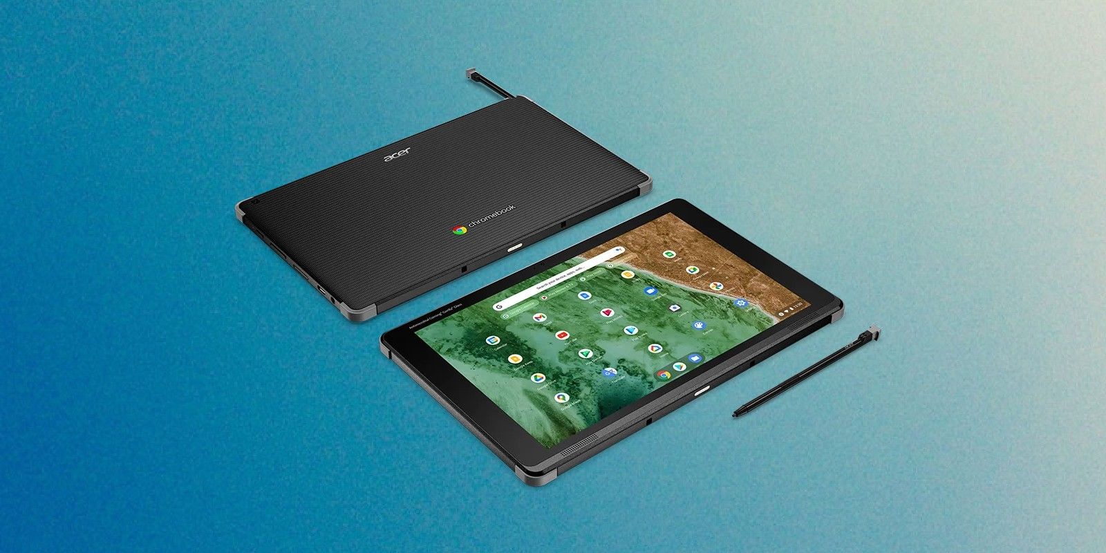 The Acer Chromebook Tab 510 has a built-in stylus
