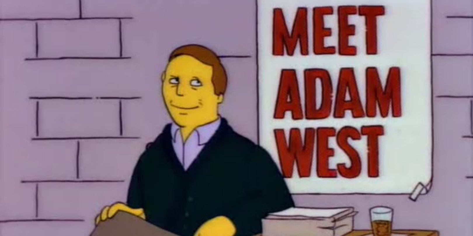 Adam West as himself in The Simpsons