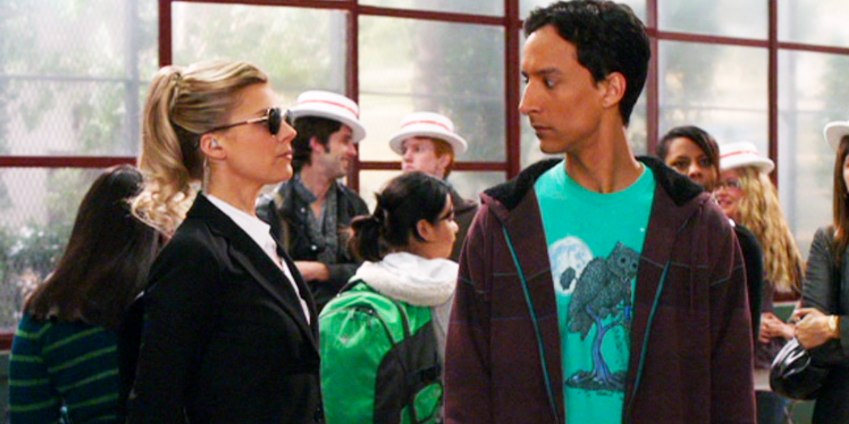 Agent Vohlers and Abed in Community