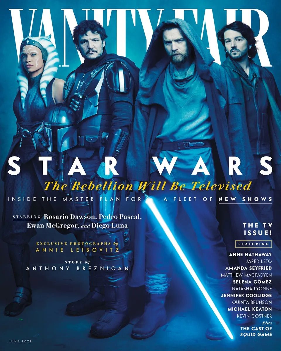 Ahsoka Tano, Din Djarin, Obi-Wan Kenobi, And Cassian Andor Cover Vanity Fair June 2022