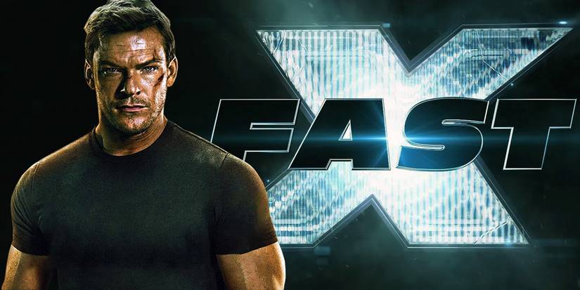 Alan Ritchson as Jack Reacher from Reacher next to the Fast X logo