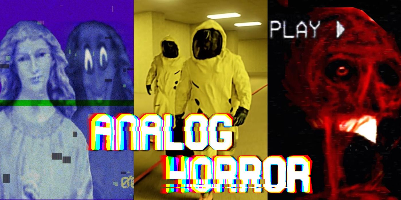 A compilation of images from YouTube analog horror series.