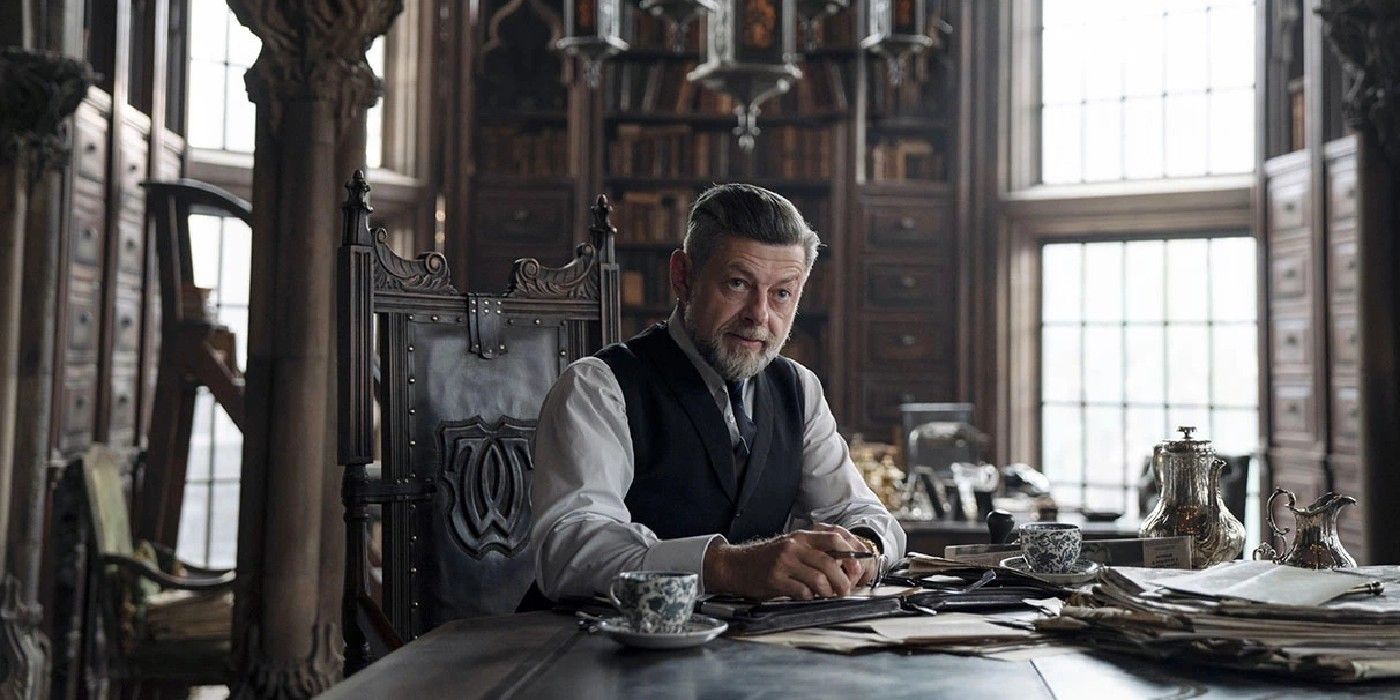 Andy Serkis as Casca Highbottom hunger games prequel The ballad of songbirds and snakes