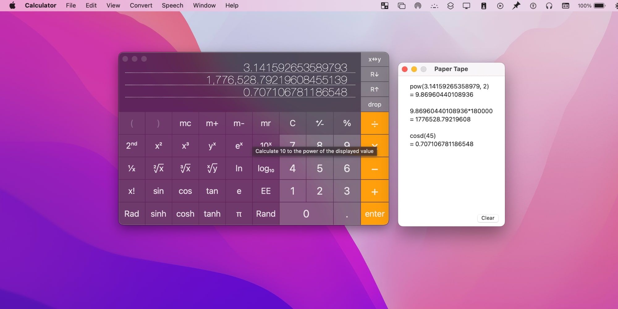 macbook calculator