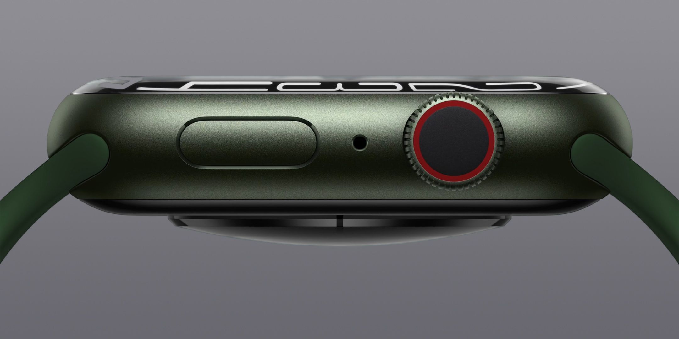 Redesigned Apple Watch Series 7, promo image.