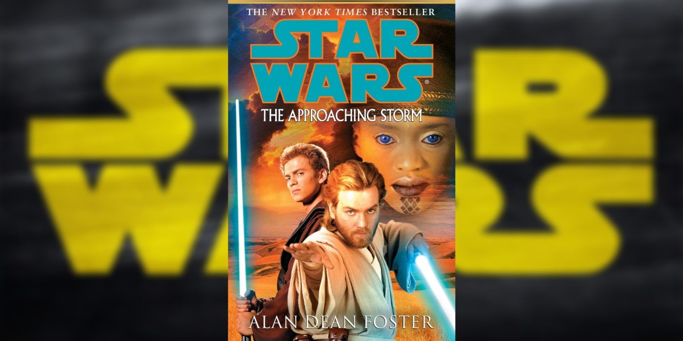 Obi Wan, Anakin, and Luminara pose on the cover of Approaching Storm