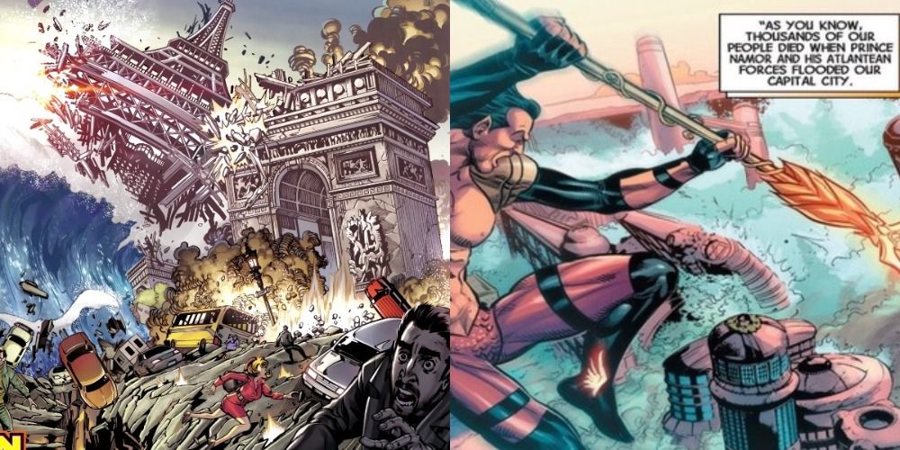 Aquaman and Namor destroy Europe and Wakanda in Marvel Comics