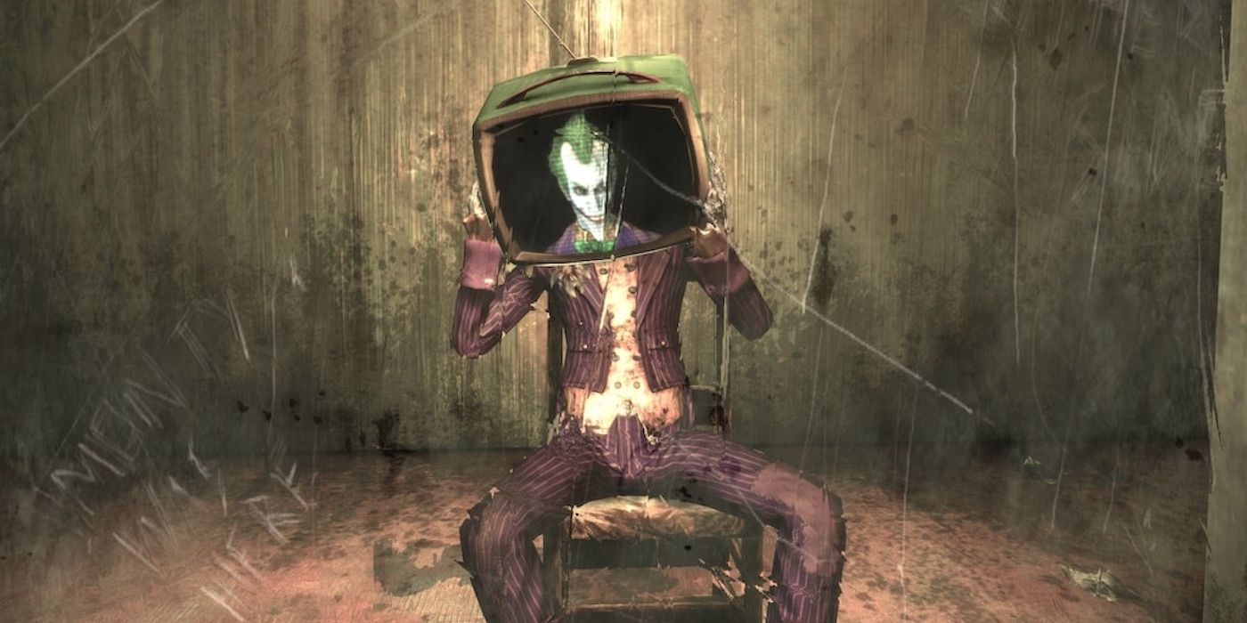 Arkham Asylum Vistor Center Joker mannequin