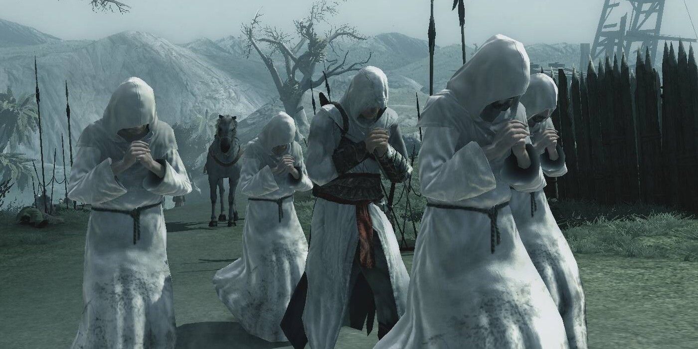 Assassins Creed Altair social stealth in crowd