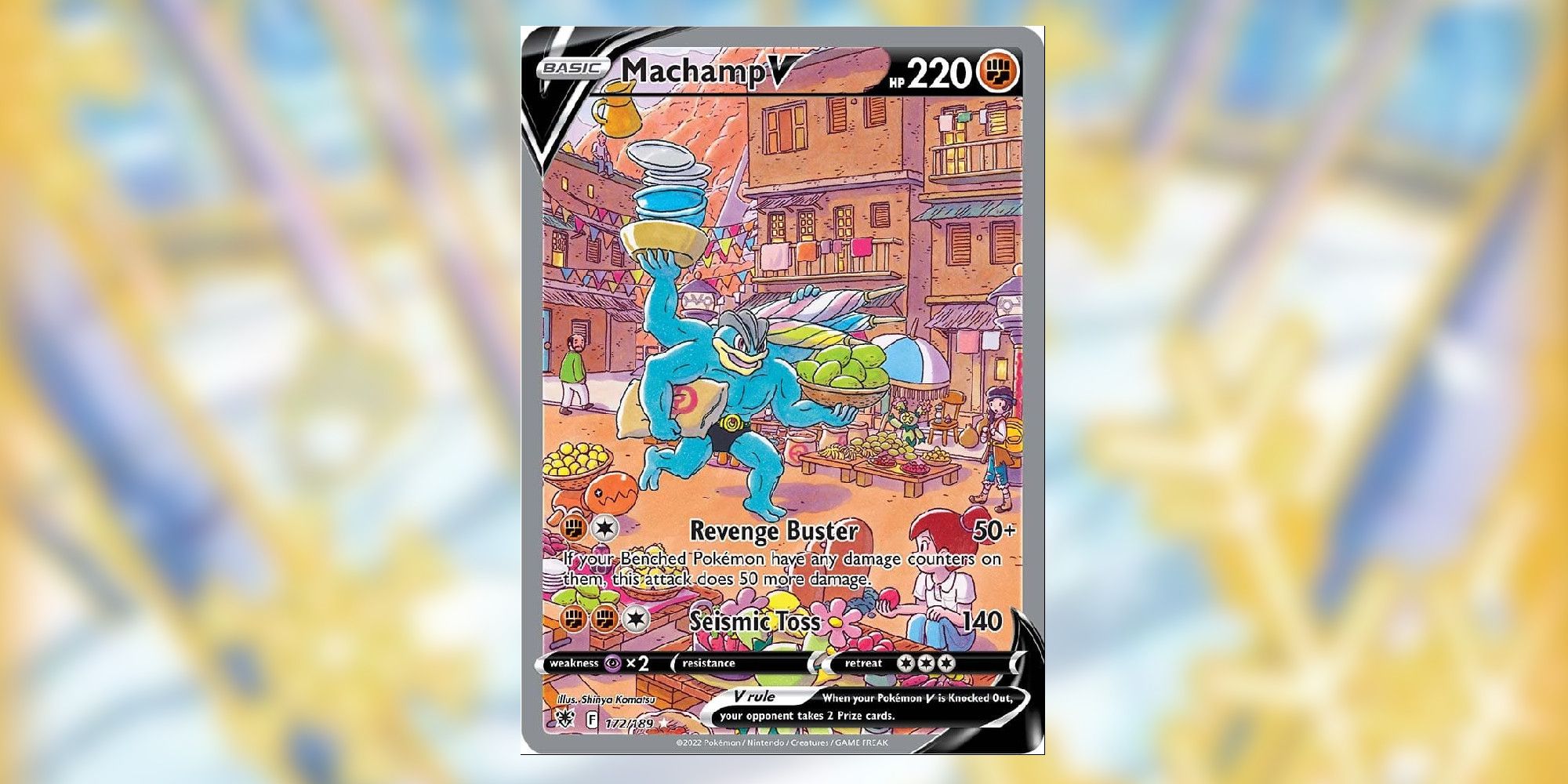 Machamp V from Pokemon Astral Radiance