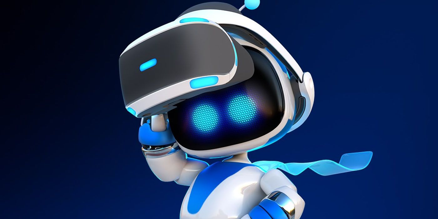 Astro Bot Figure VR Headset