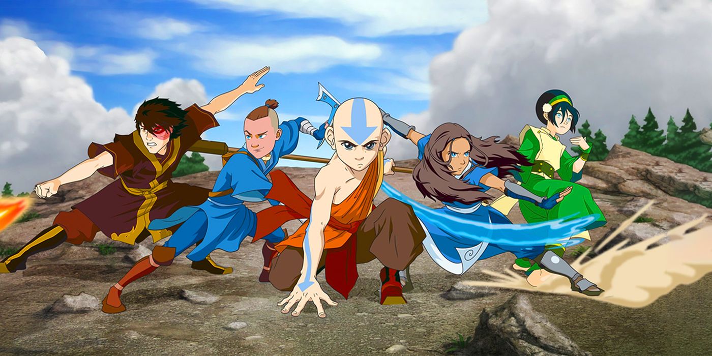 Avatar The Last Airbender Zuko Aang Katara Sokka and Toph