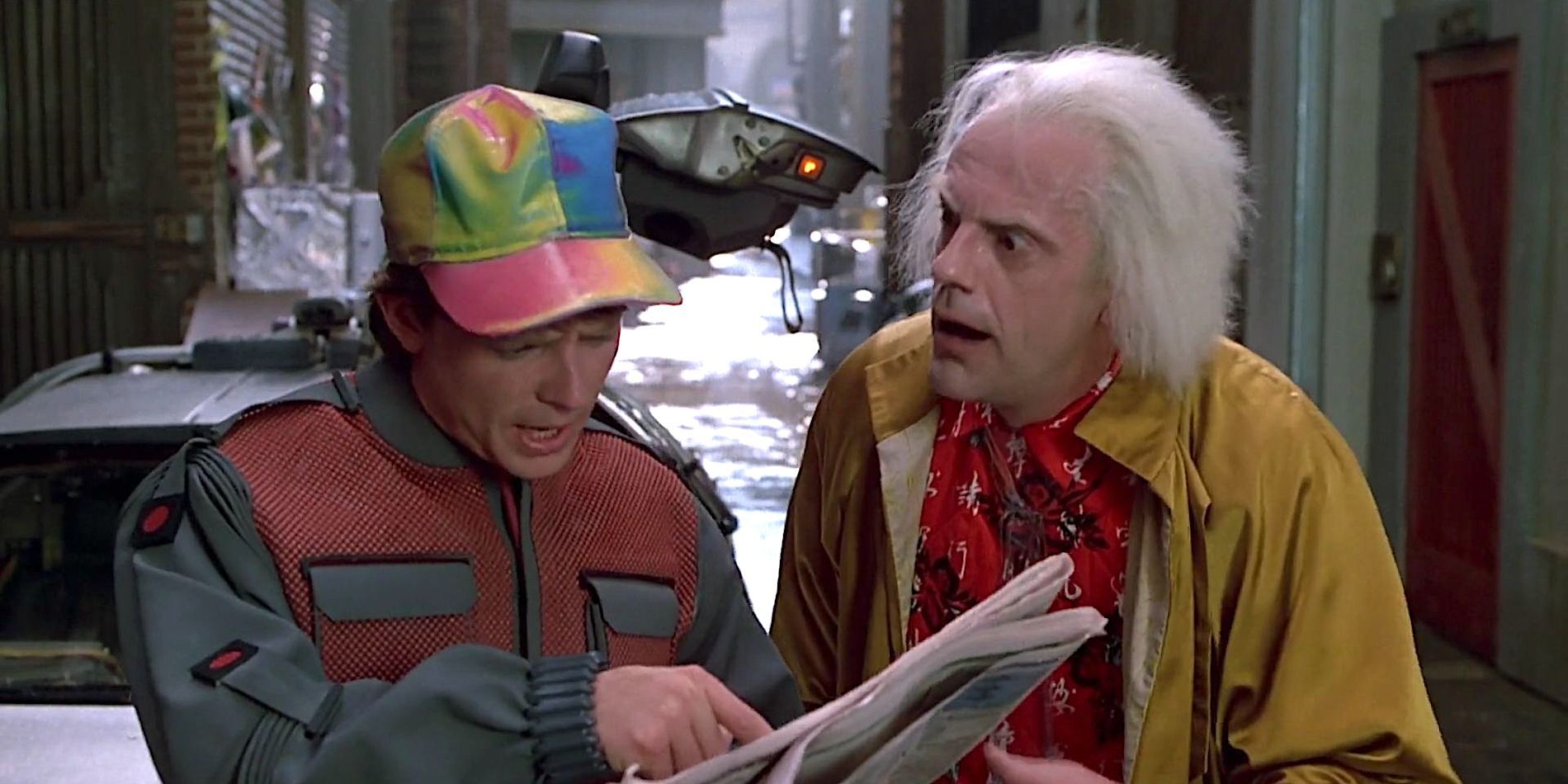 Back to the Future 2 Marty Doc Reviews Newspaper Future