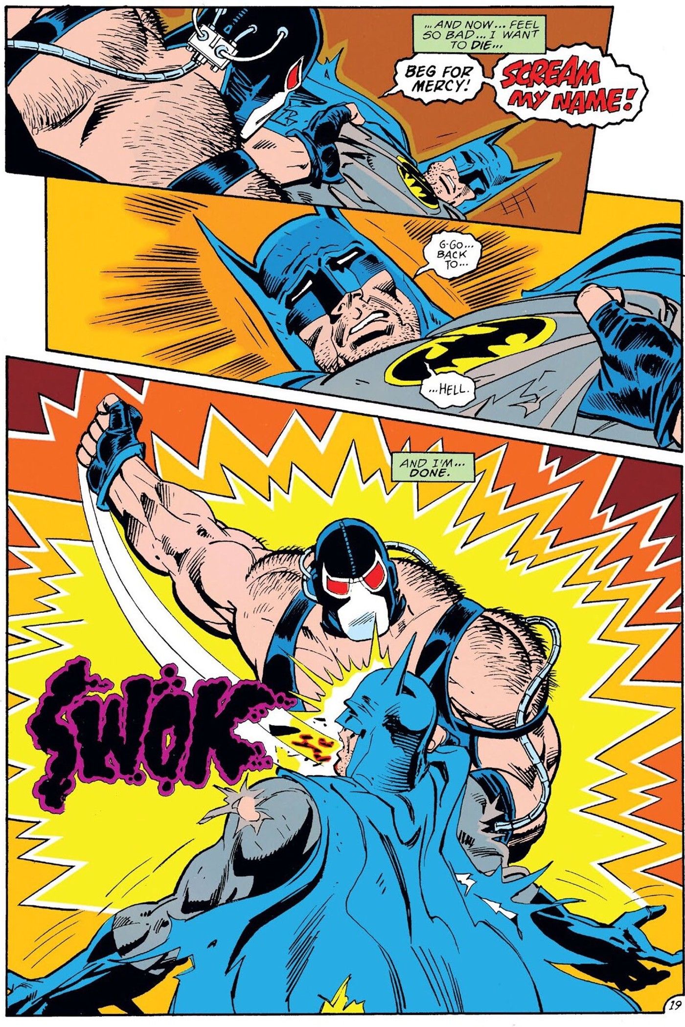 panel from batman #497