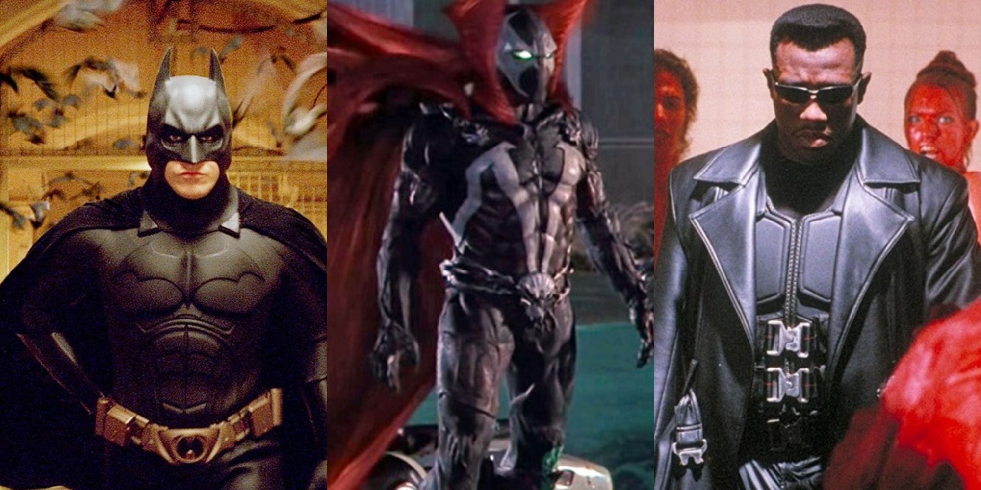Batman Begins, Spawn, and Blade