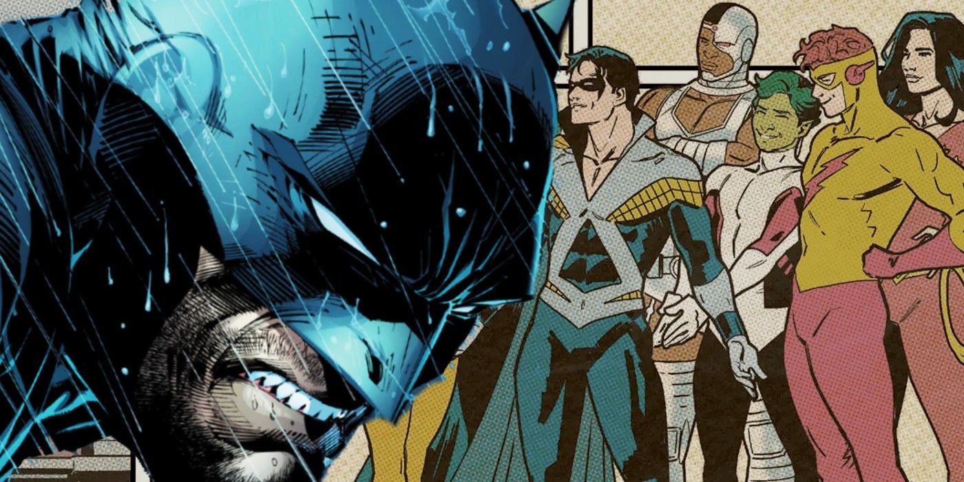 Batman and the Teen Titans from DC Comics.