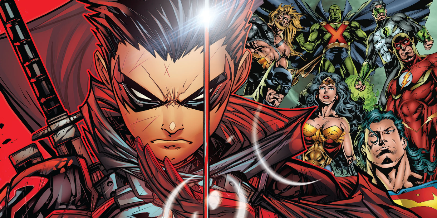 Batman son damian wayne robin justice league martian manhunter