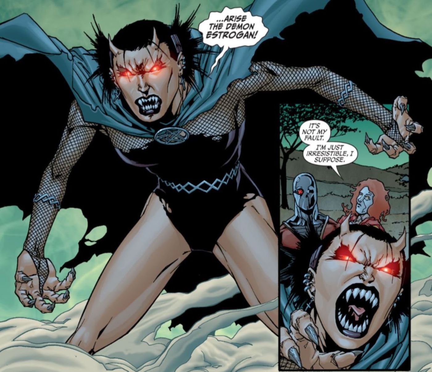 Black Alice Etrigan the Demon DC Comics