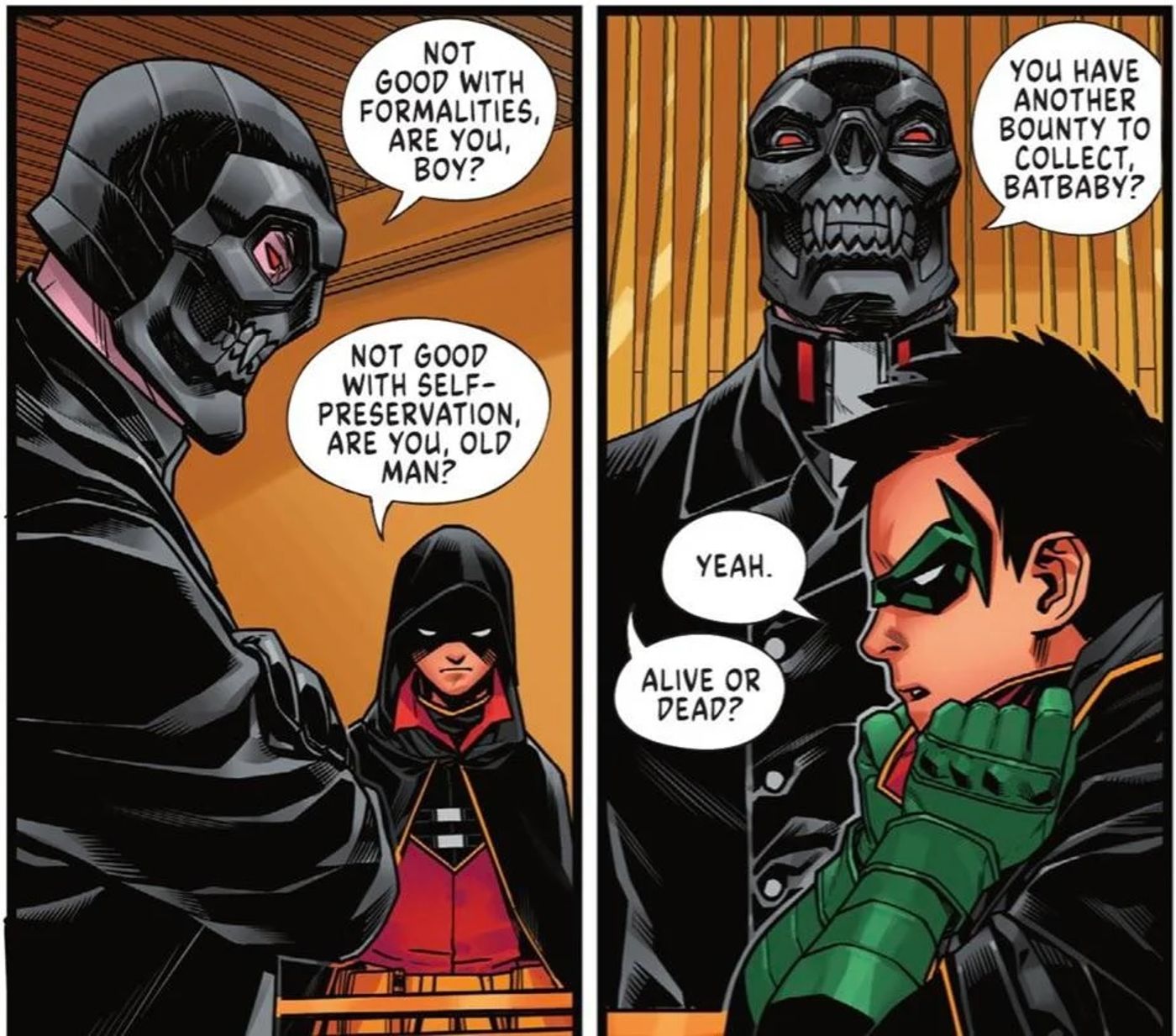 Black Mask with Vampire Teeth