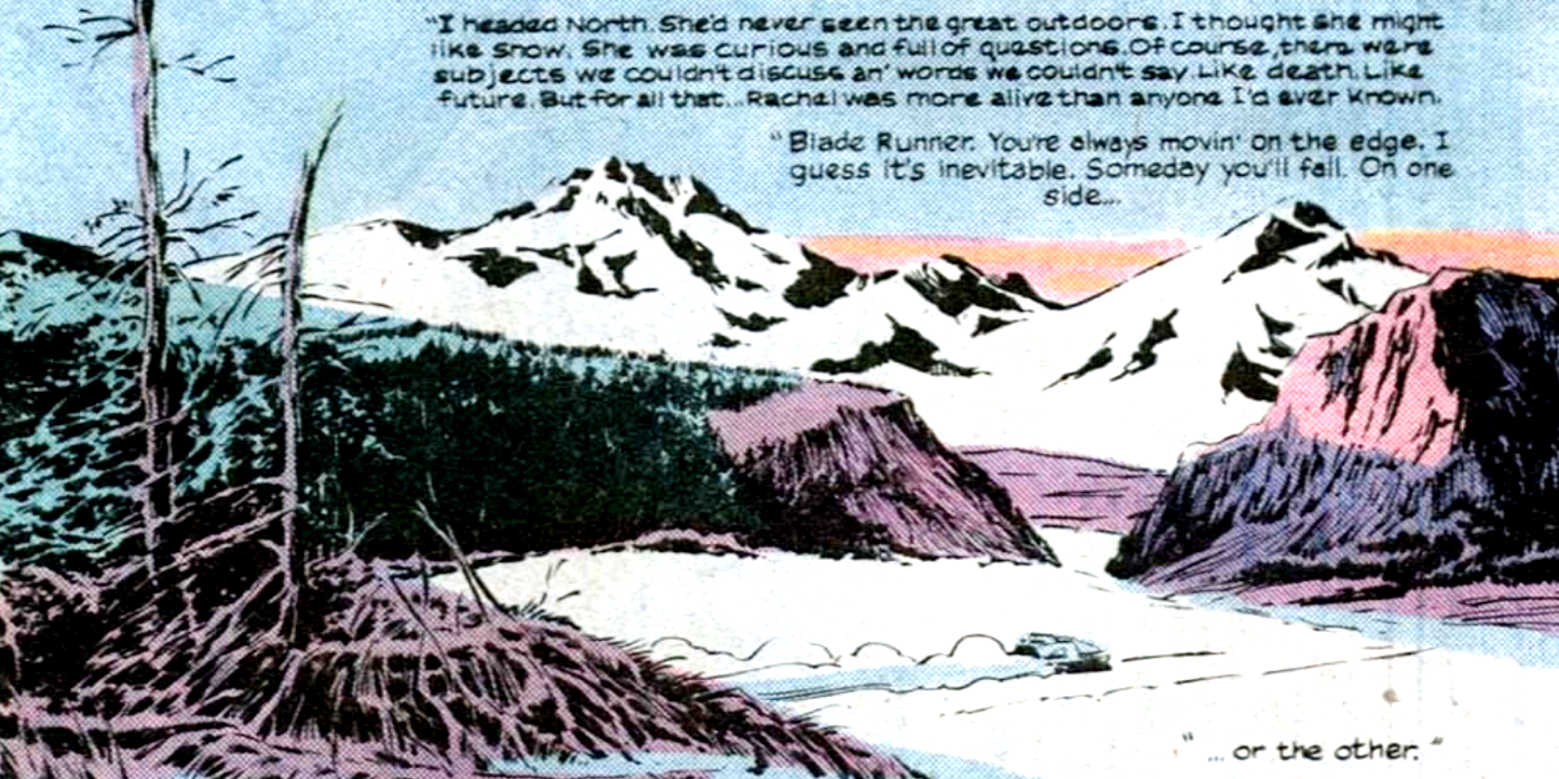 Blade Runner comic narration