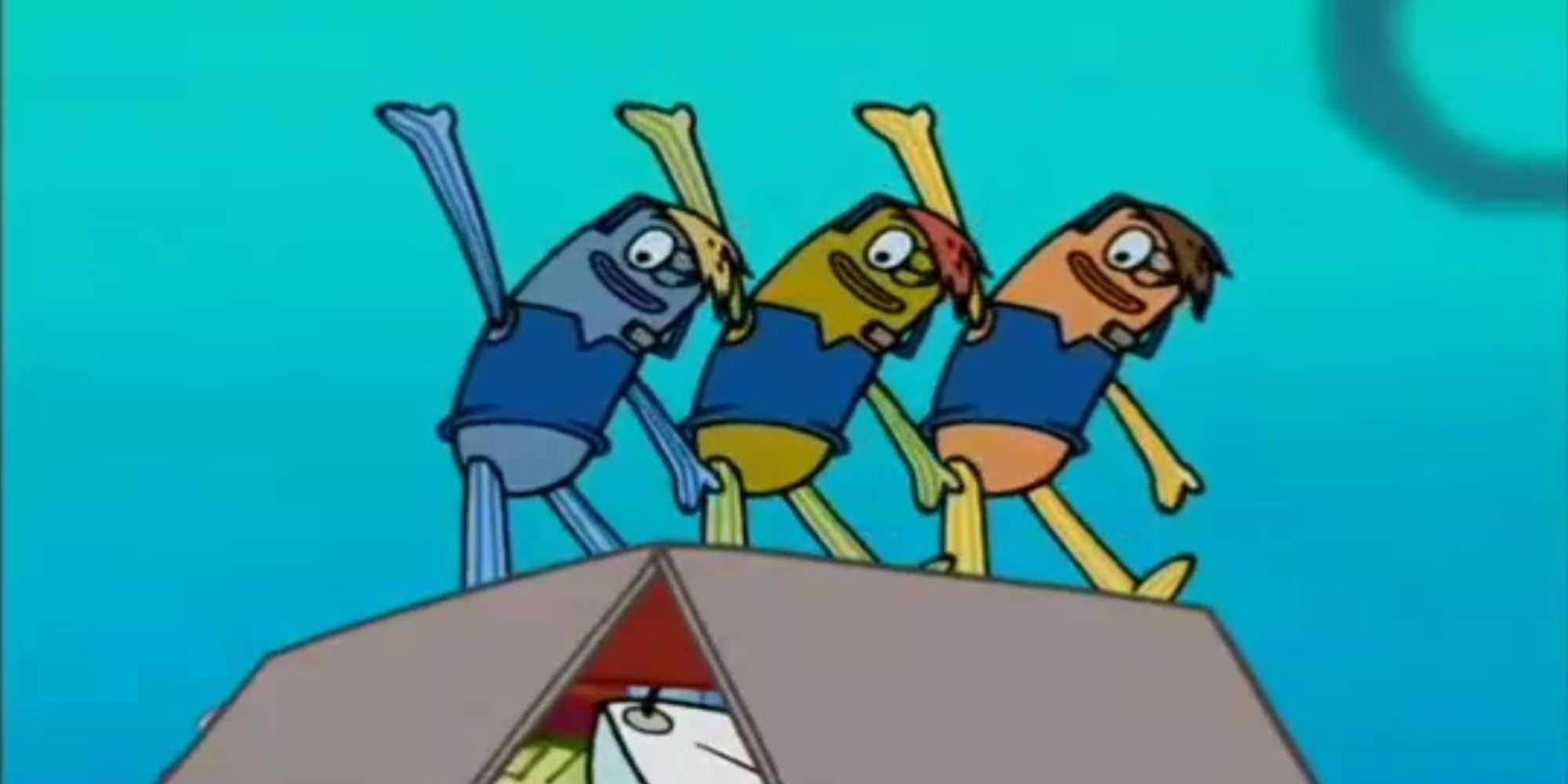 The band Boys Who Cry performing in Spongebob squarepants episode