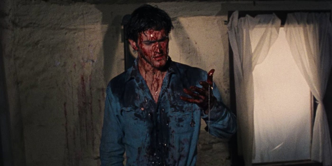 Bruce Campbell in The Evil Dead