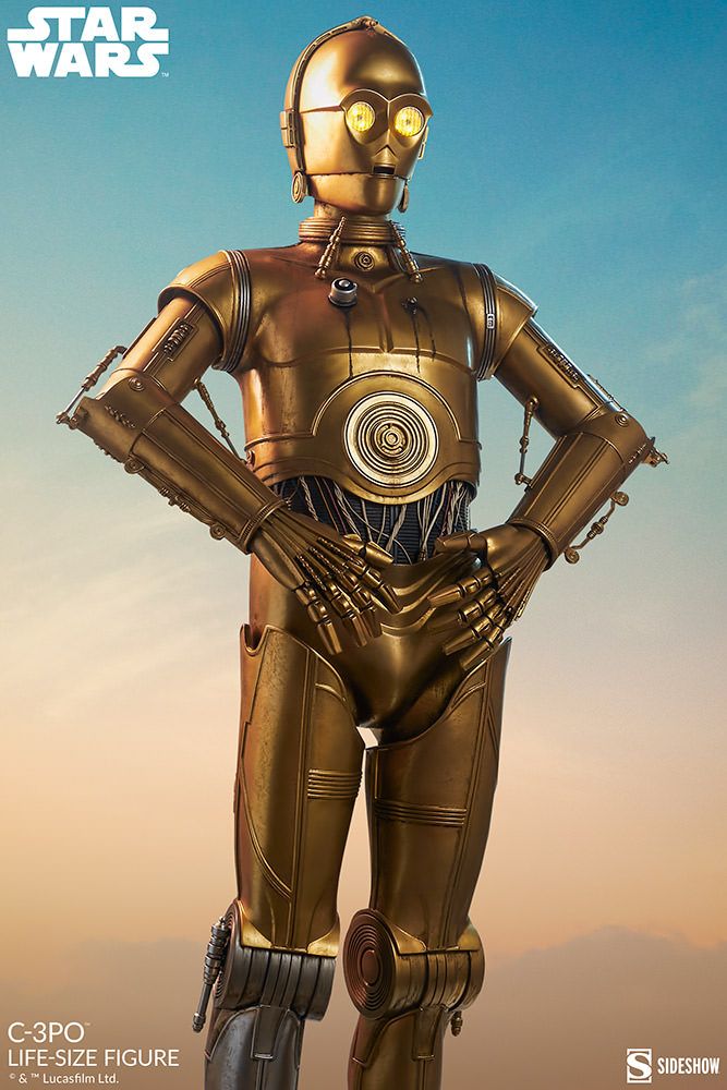 C 3PO Life Size Sideshow Statue 4
