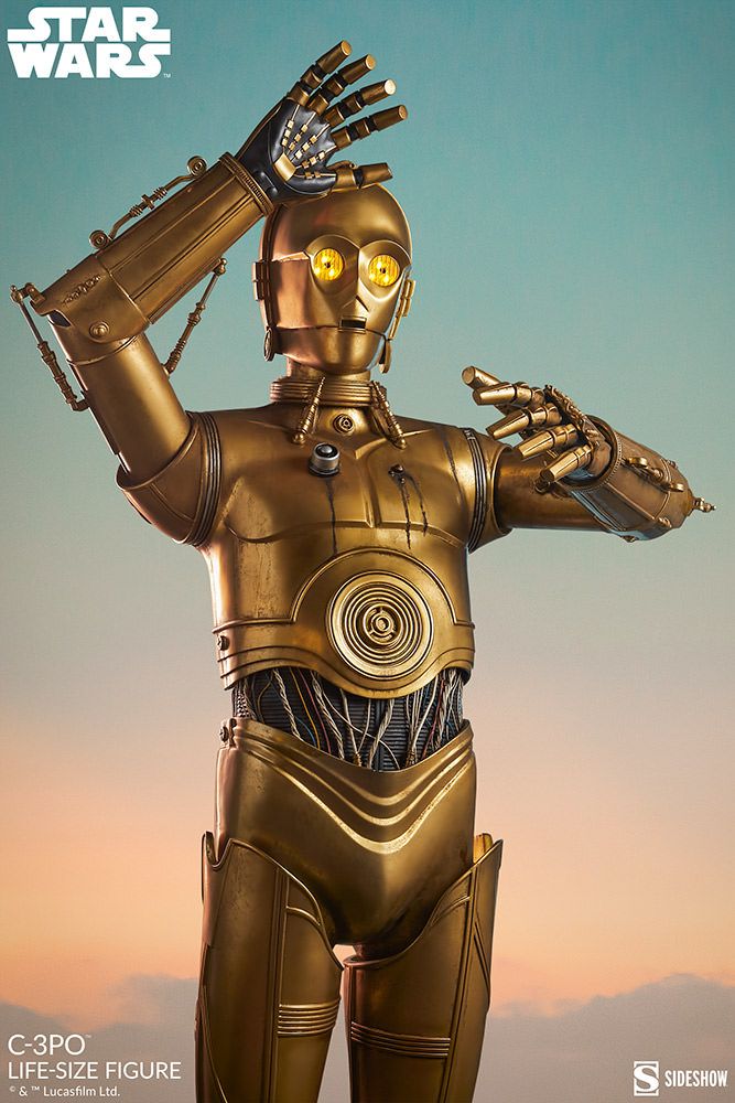 C 3PO Life Size Sideshow Statue 5