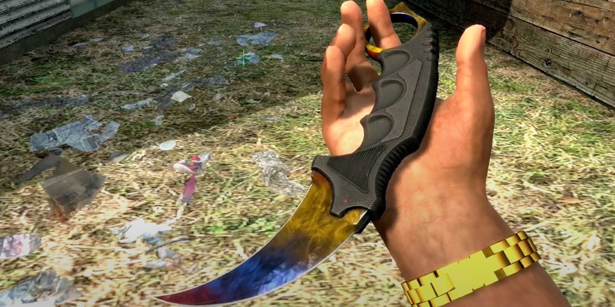 CSGO Every Case Drop For Karambit Marble Fade Holding Knife