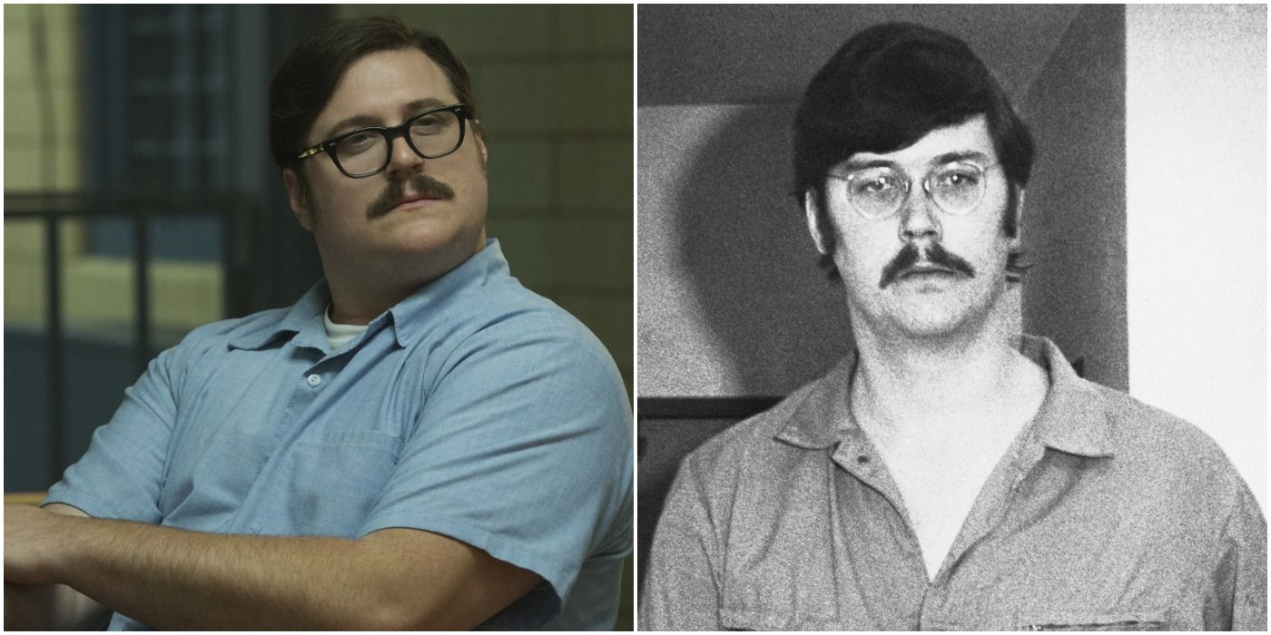 Ed Kemper in Mindhunter and real killer