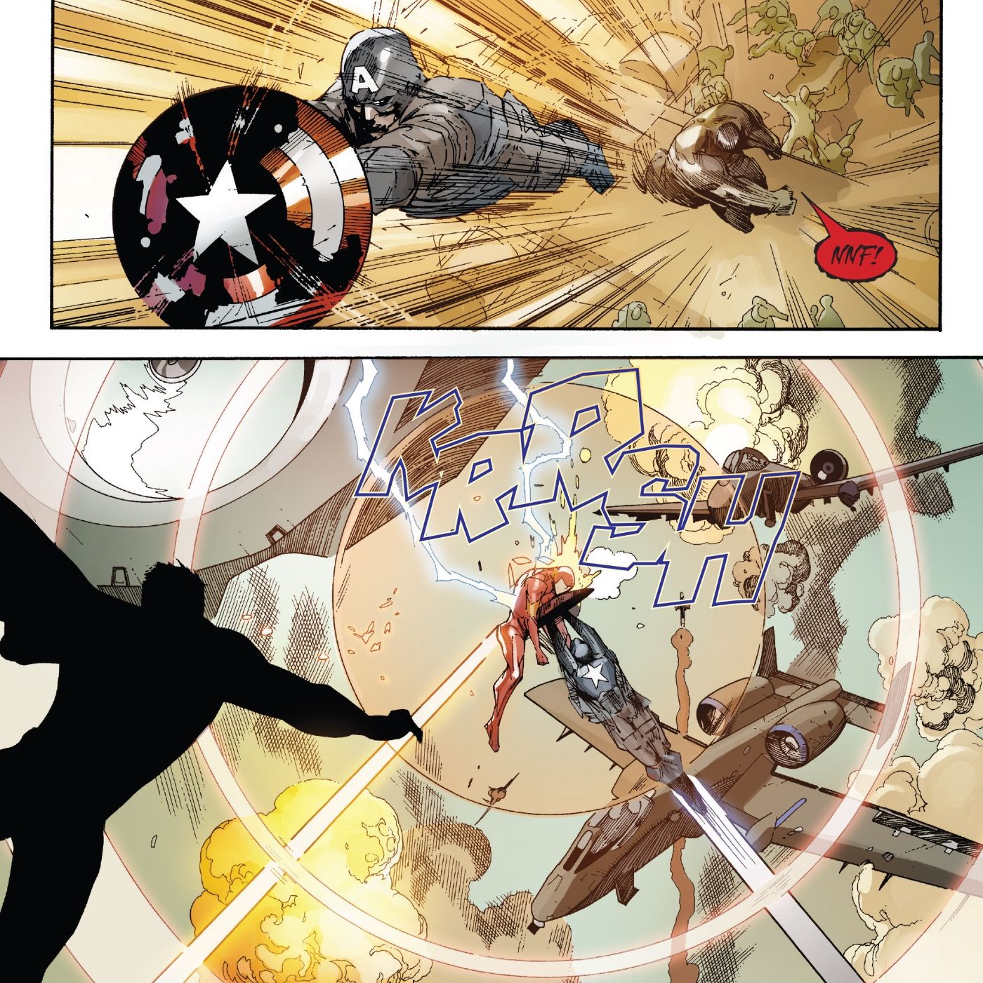 Captain-America-Black-Shield-Scratched-In-Civil-War-Warzones