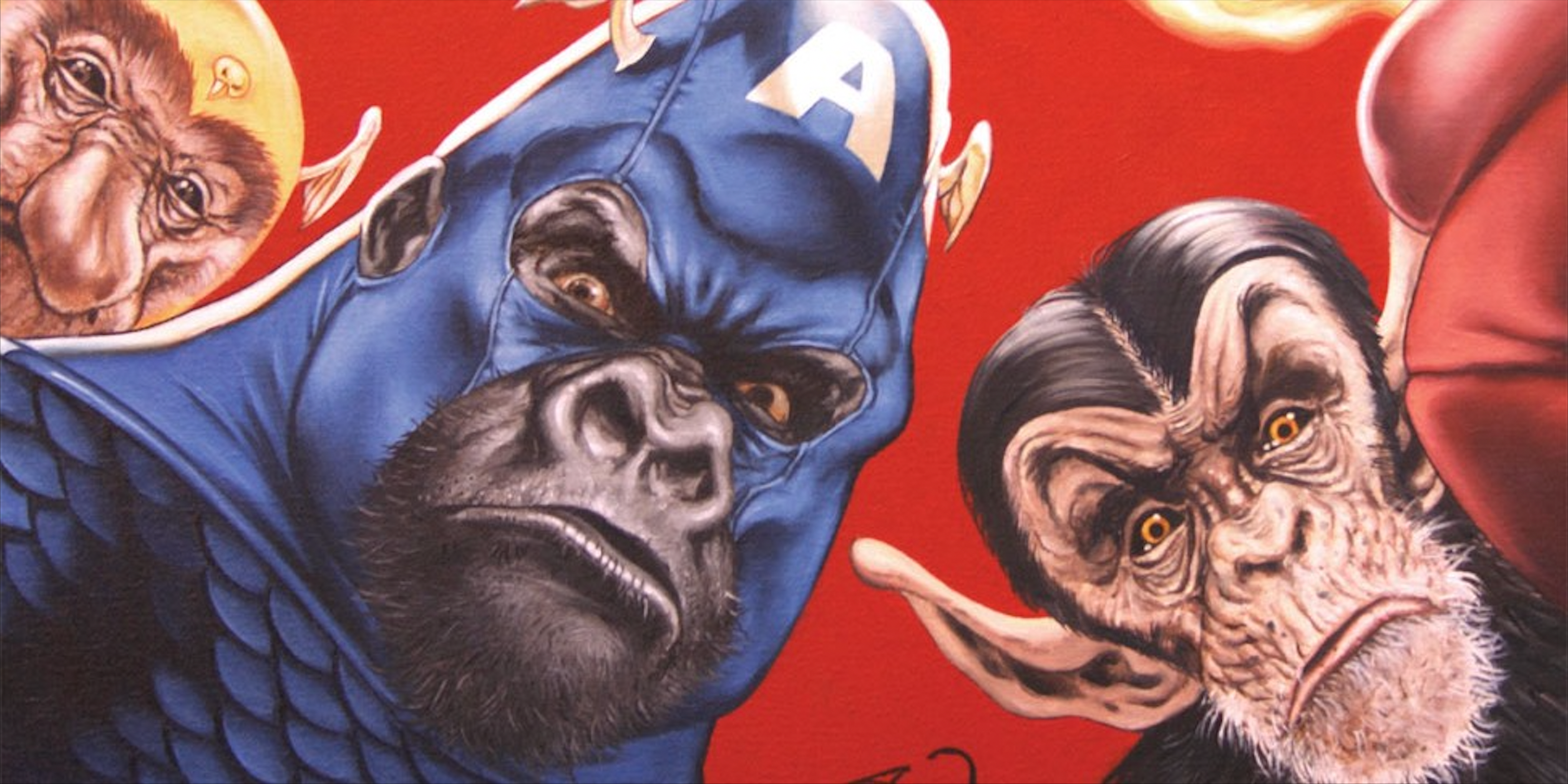 Captain America in Marvel Apes