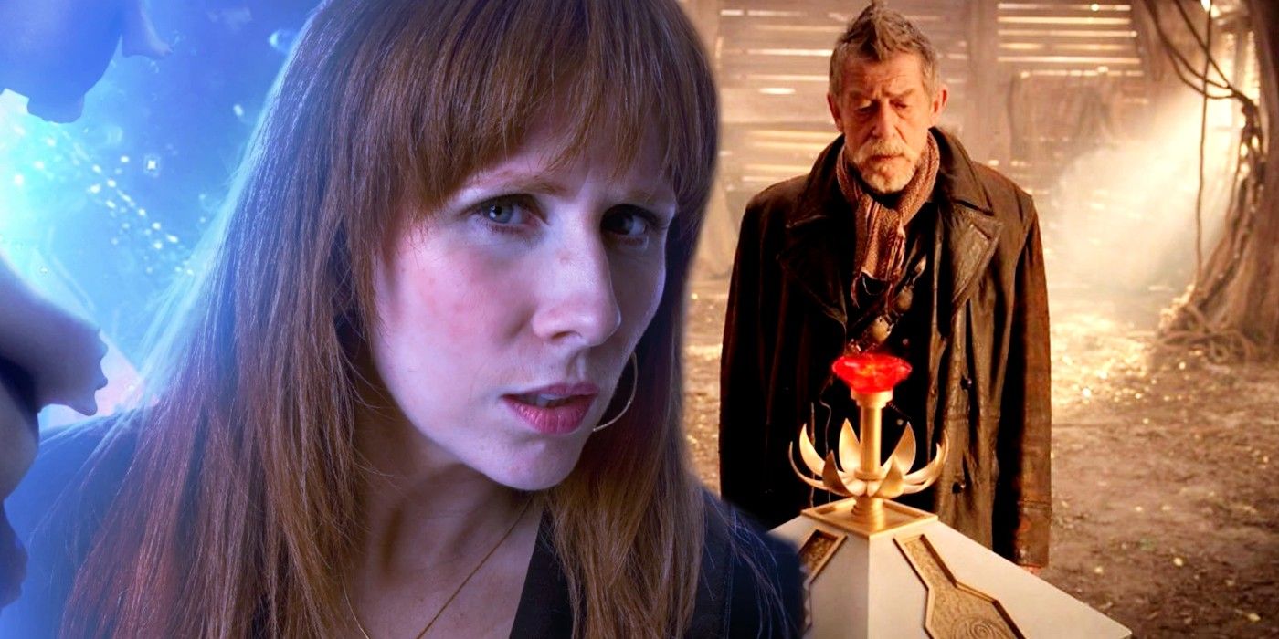 Catherine Tate as Donna and John Hurt as War Doctor in Doctor Who