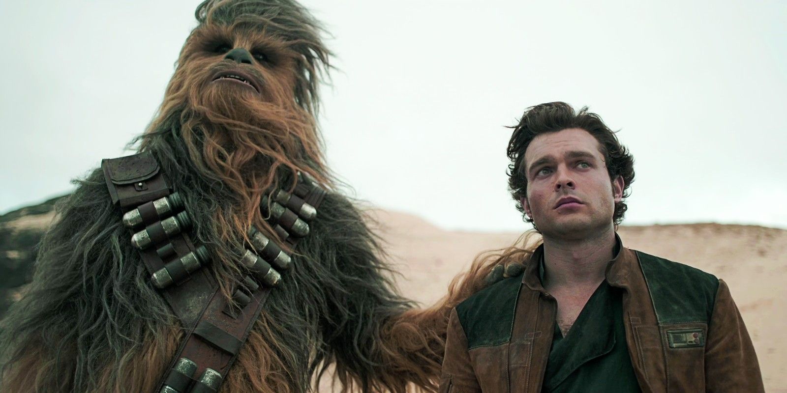 Chewbacca and Han Solo in Solo A Star Wars Story