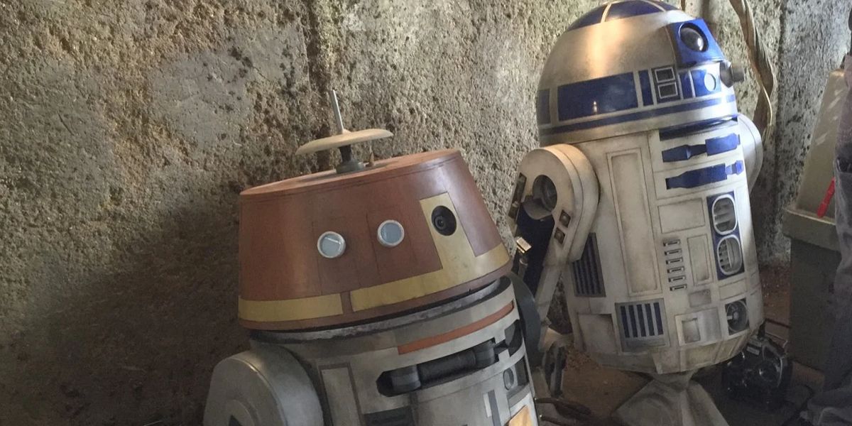 Chopper e R2-D2 em Rogue One: Uma História Star Wars