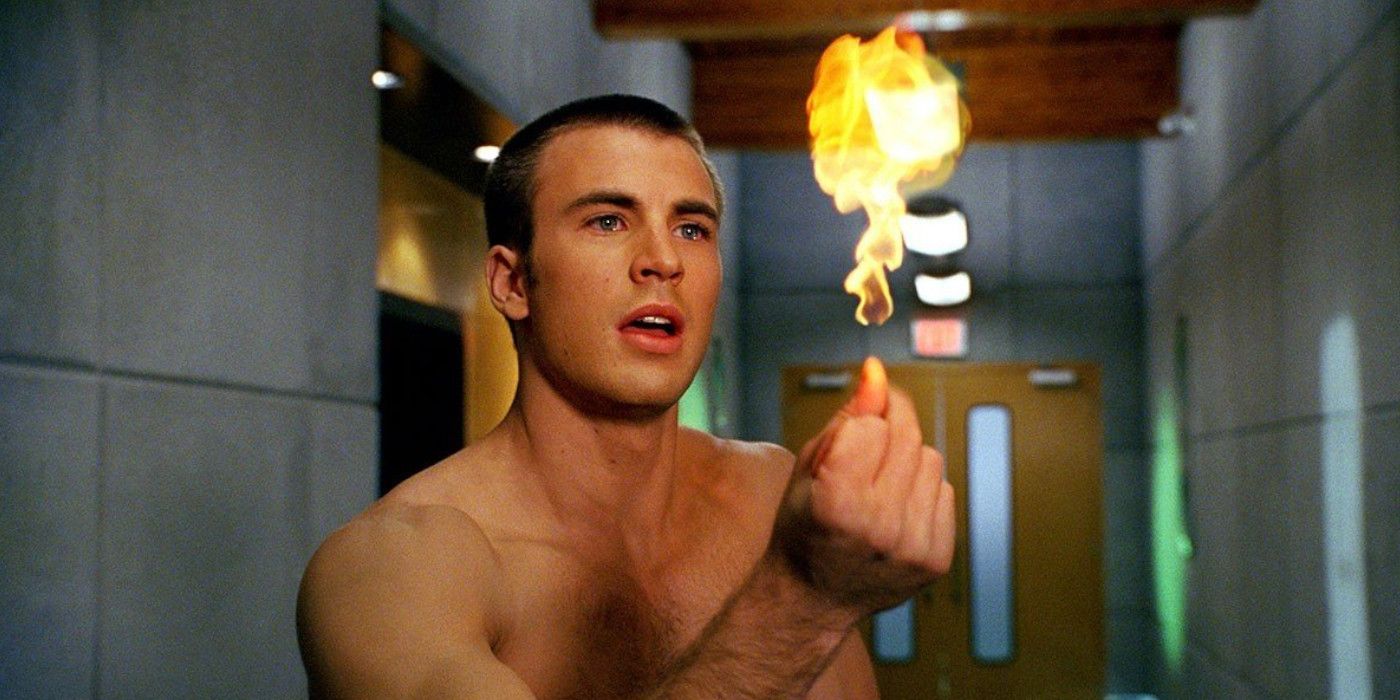 Chris Evans as Johnny Storm/The Human Torch in Fantastic Four