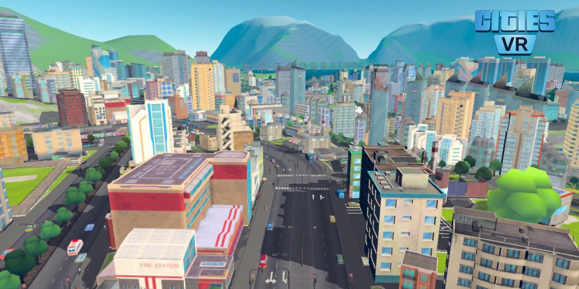 Cities VR streets and buildings