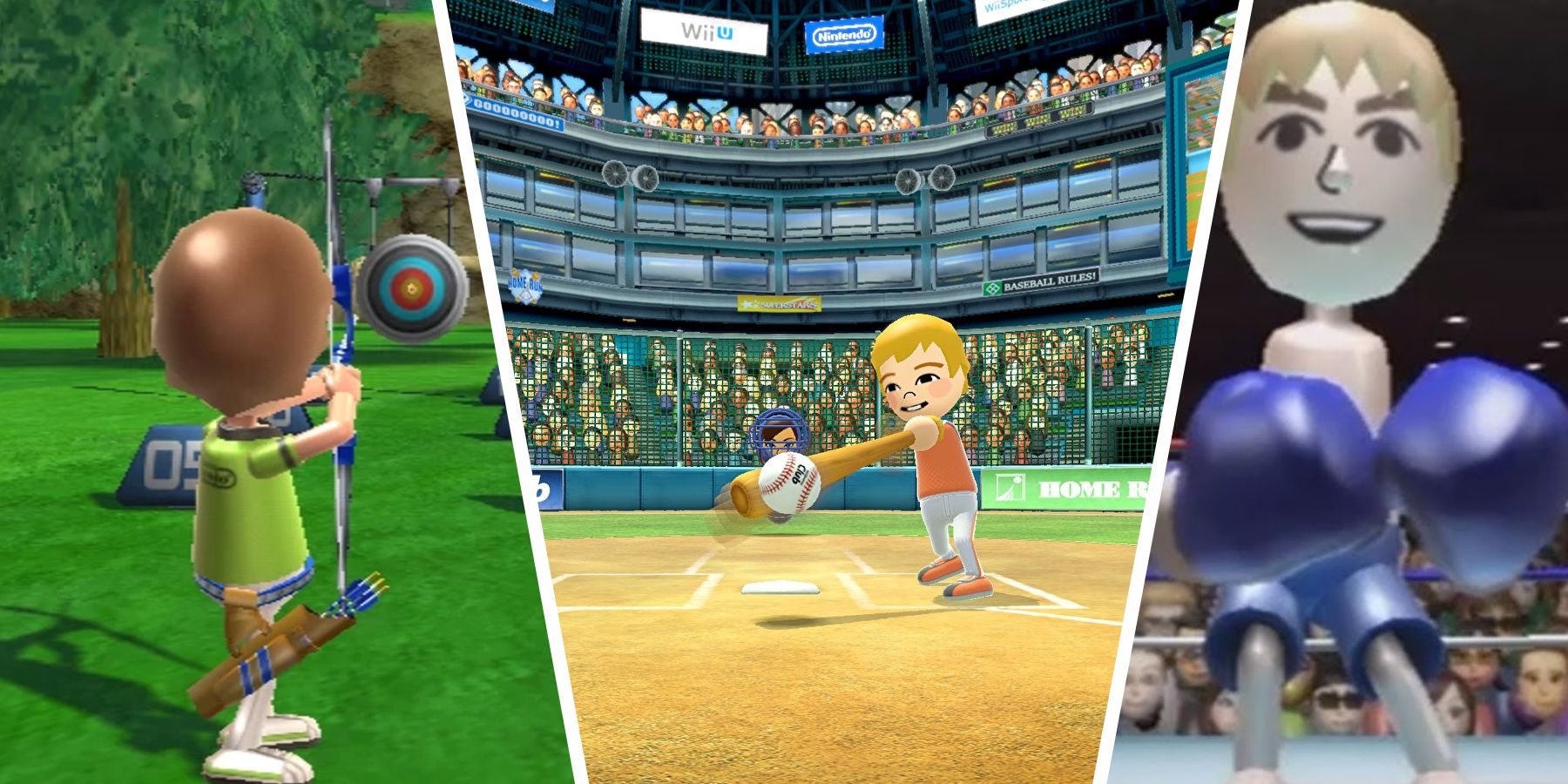 Classic Wii Sports Games Nintendo Switch Sports Still Needs Archery Baseball Boxing